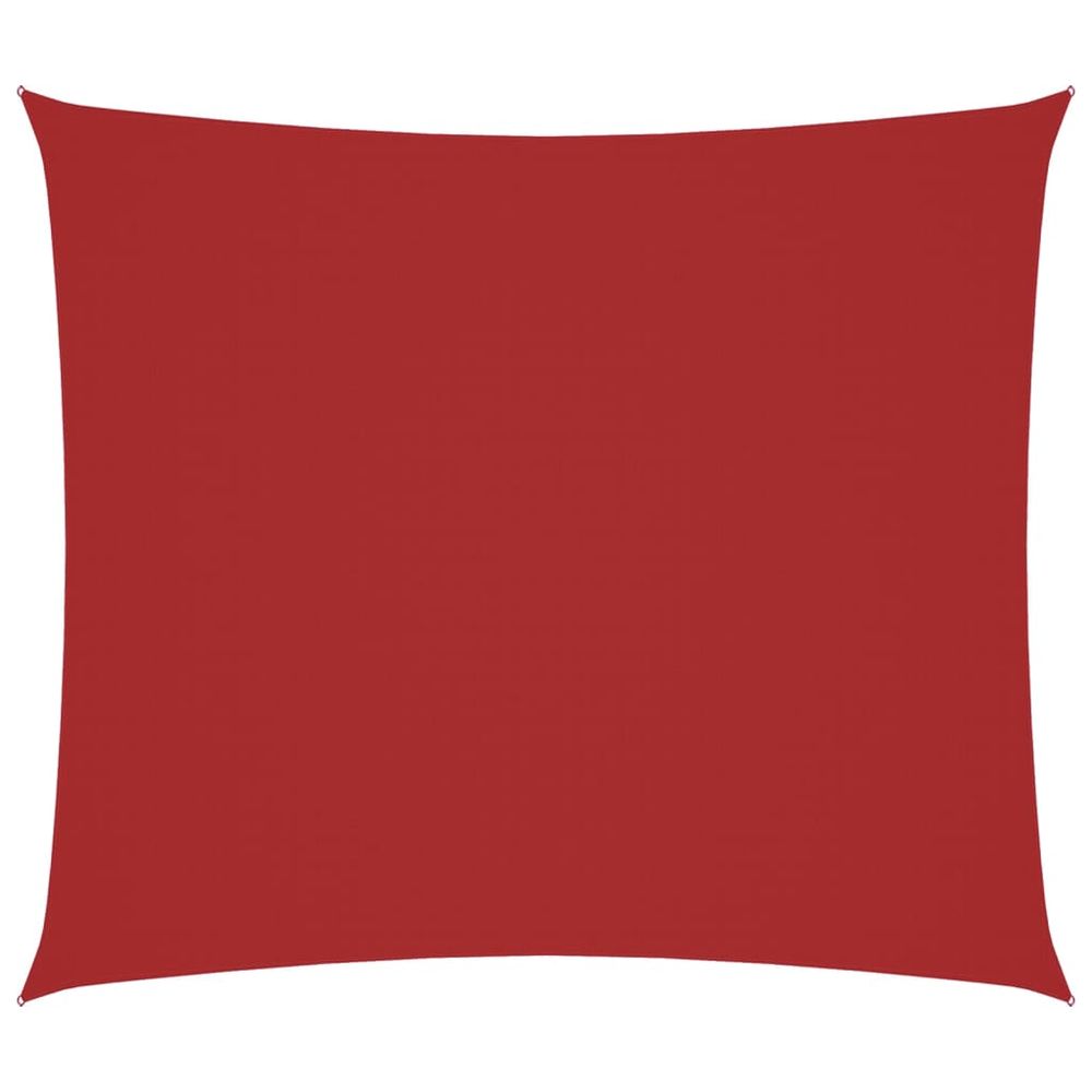 Voile de parasol tissu oxford rectangulaire 2x2,5 m rouge