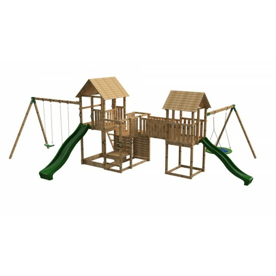 Aire de jeux masgames himalaya madison : pont en bois