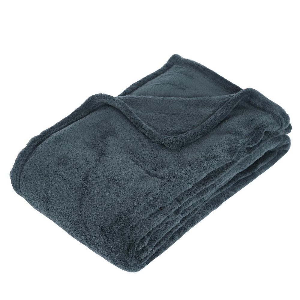 Plaid uni microfibre 