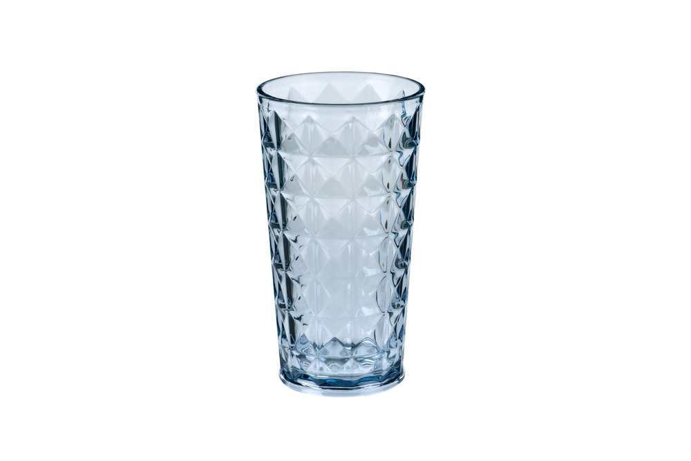 Kube verre haut bleu 630 ml - 48 unités - betik