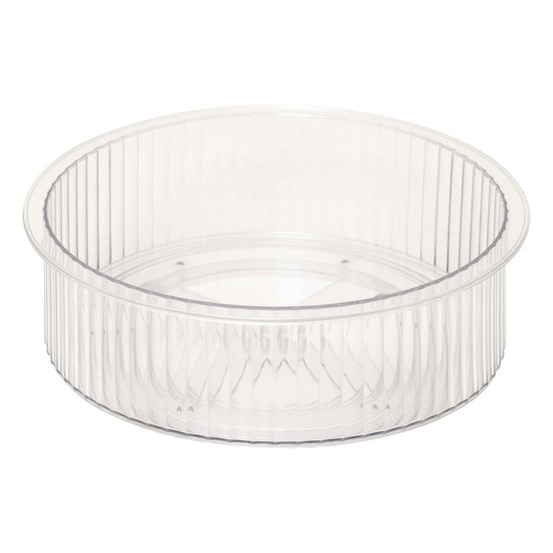 5five - organiseur rotatif streaks d23cm transparent