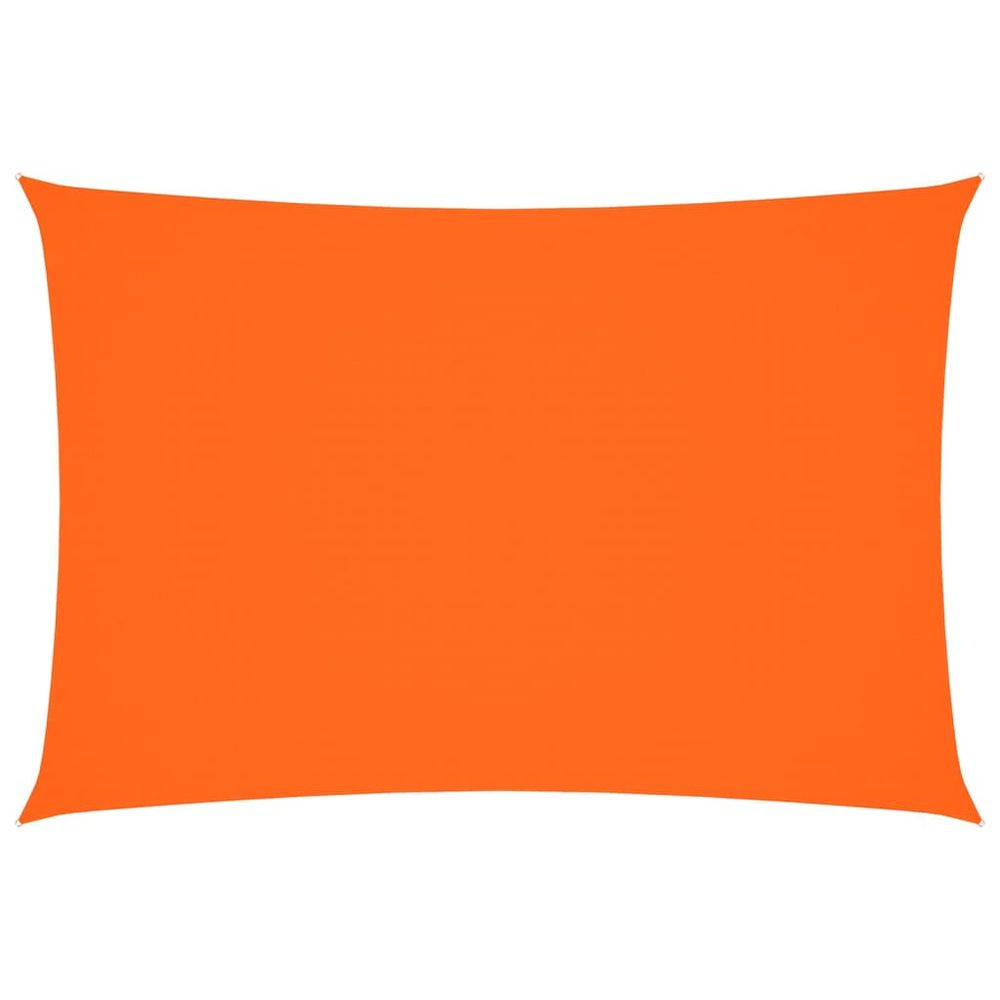 Voile de parasol tissu oxford rectangulaire 2,5x4,5 m orange