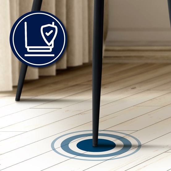 Lot de 2 chaises à repas cassis