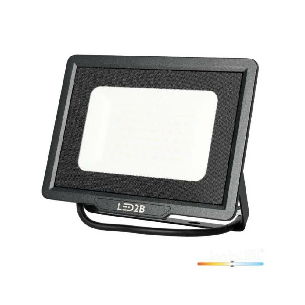 Projecteur led mh 50w noir 4000k ip65 blanc naturel