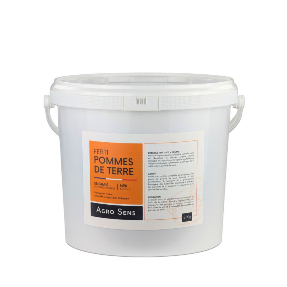 Ferti pommes de terre - engrais pour pommes de terre et légumes racines - seau 8 kg