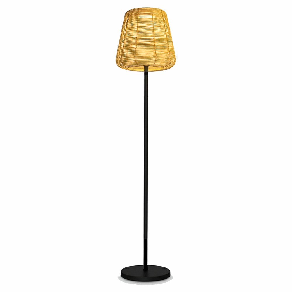 Lampadaire solaire tall boheme en polyrotin h160cm