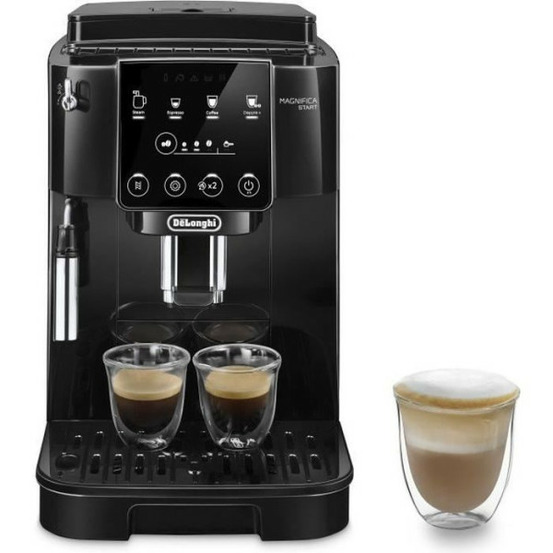 Machine a cafe expresso broyeur de'longhi - magnifica start - ecam220.21.b, noir