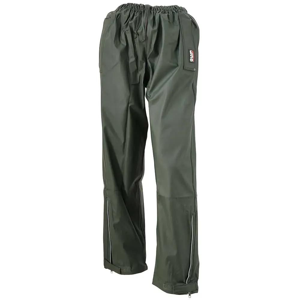 Pantalon de pluie tonerre imperméable polyuréthane pvc kaki foncé