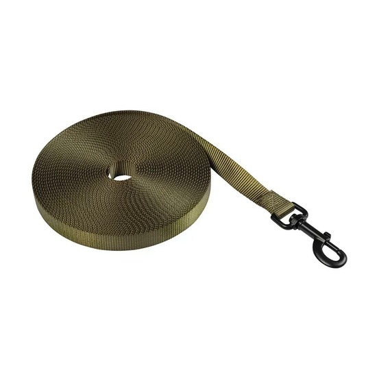 Longe kaki 10 m ø8 mm stepland – dressage et sécurité