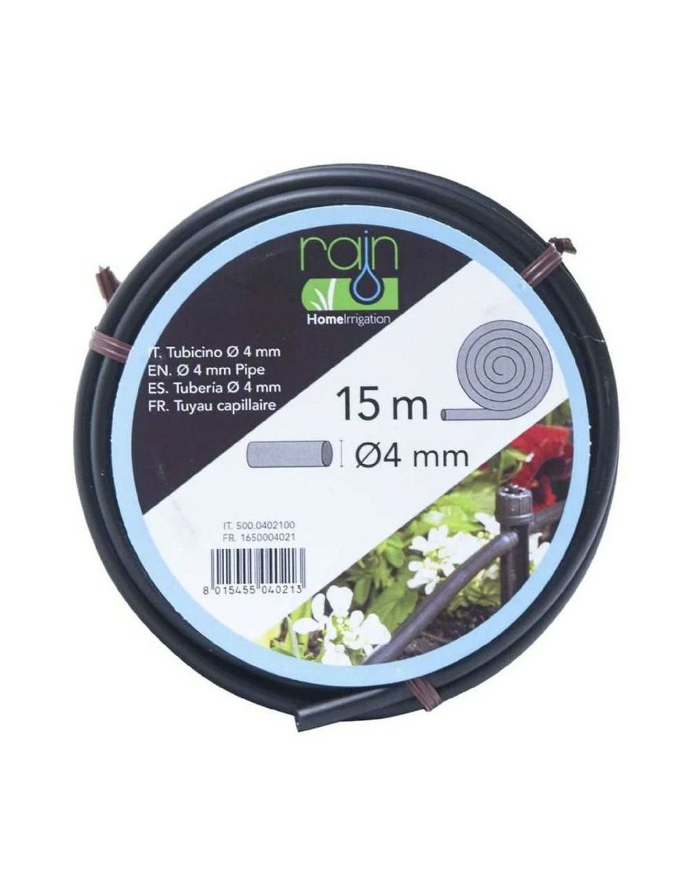 Tuyau capillaire ø 4 x 6.5mm - 15 mêtres - rain