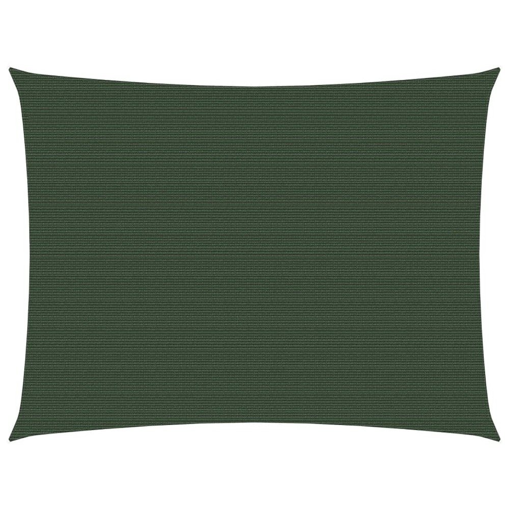 Voile toile d'ombrage parasol 160 g/m² vert foncé 2 x 3 m pehd