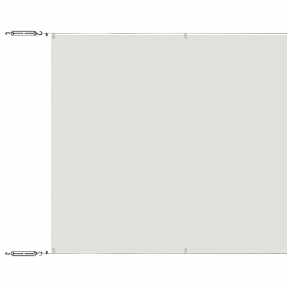 Auvent vertical blanc 60x800 cm tissu oxford