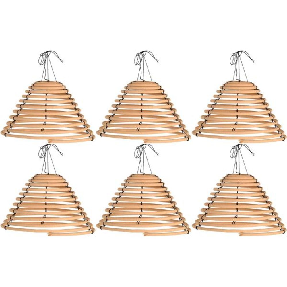 Spirales de citronnelle à suspendre (lot de 6) s