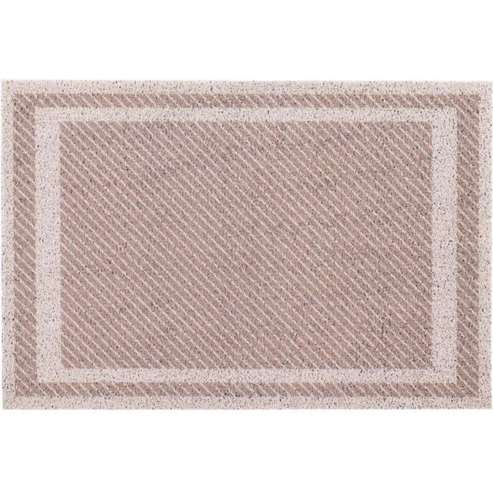 Tapis dessous de paillasson à motifs cadre