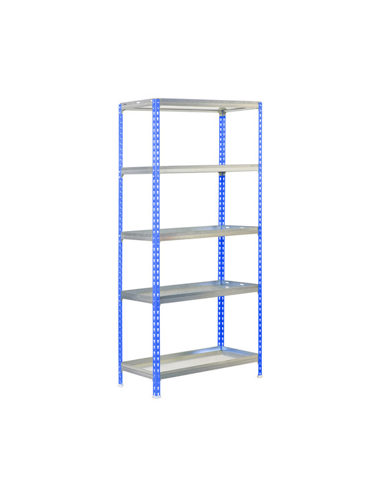 Etagère simongarden click 5/500 bleu/galva bleu/galva 1800x900x500 - simonrack