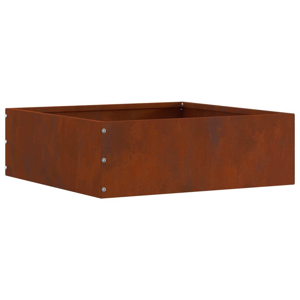 Bordure de pelouse 40 x 40 x 13 cm rouillé
