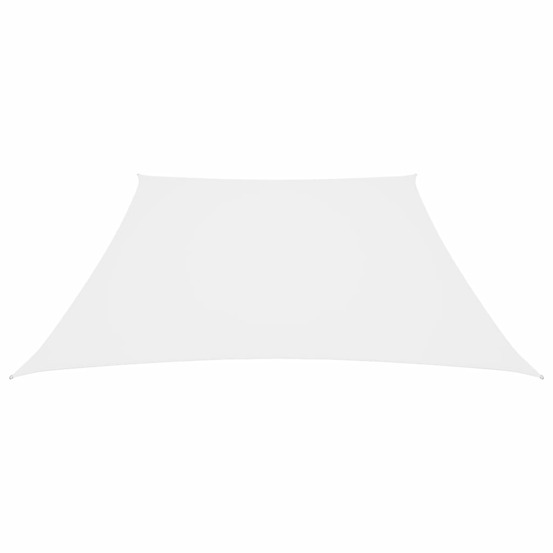 Voile de parasol tissu oxford trapèze 2/4x3 m blanc