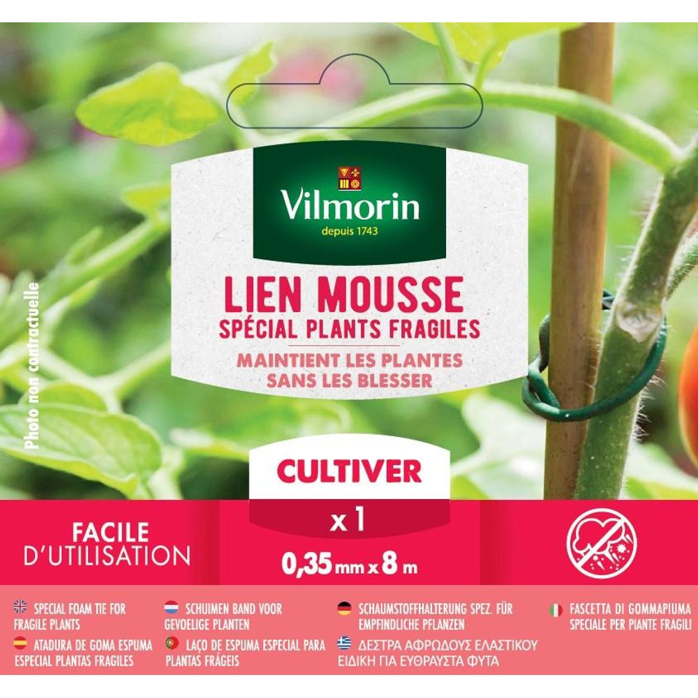 Lien mousse jeunes pousses fragiles - 3.5 mm
