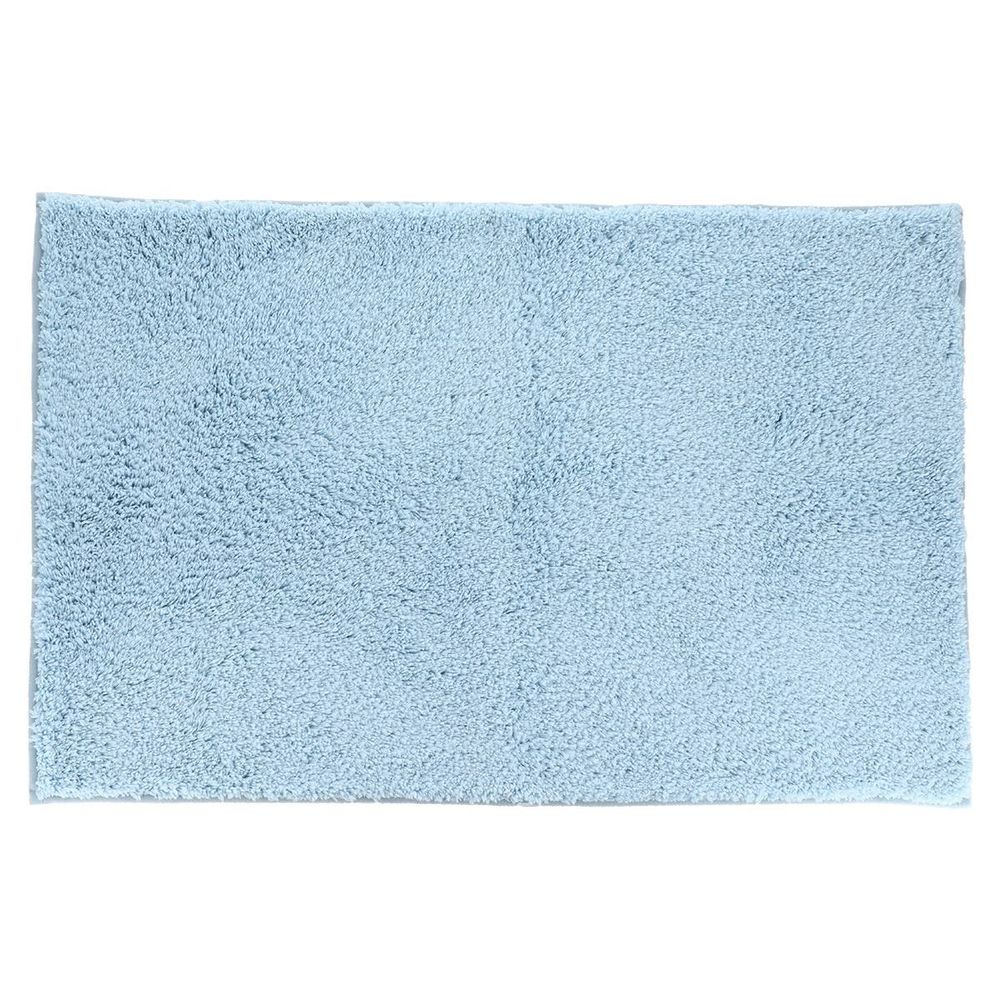 Tapis polyester 50x80 cm - bleu clair