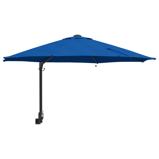 Parasol de jardin azur 248 x 248 x 148 cm polyester et acier