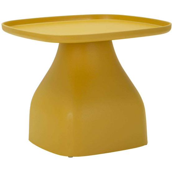 Table d'appoint en plastique gea 48 x 48 x 38 cm jaune