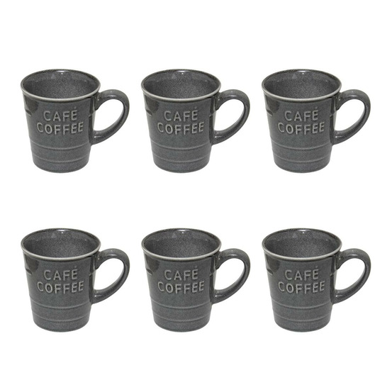Lot de 6 mugs à café