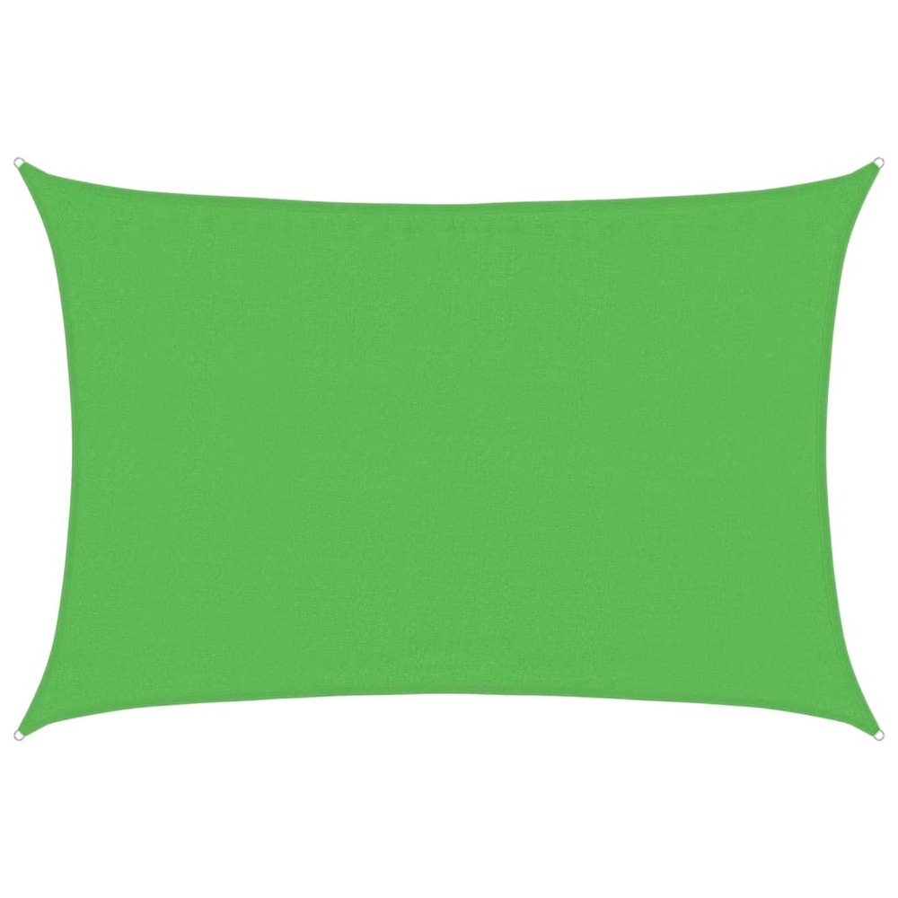 Voile d'ombrage 160 g/m² vert clair 3,5x4,5 m pehd