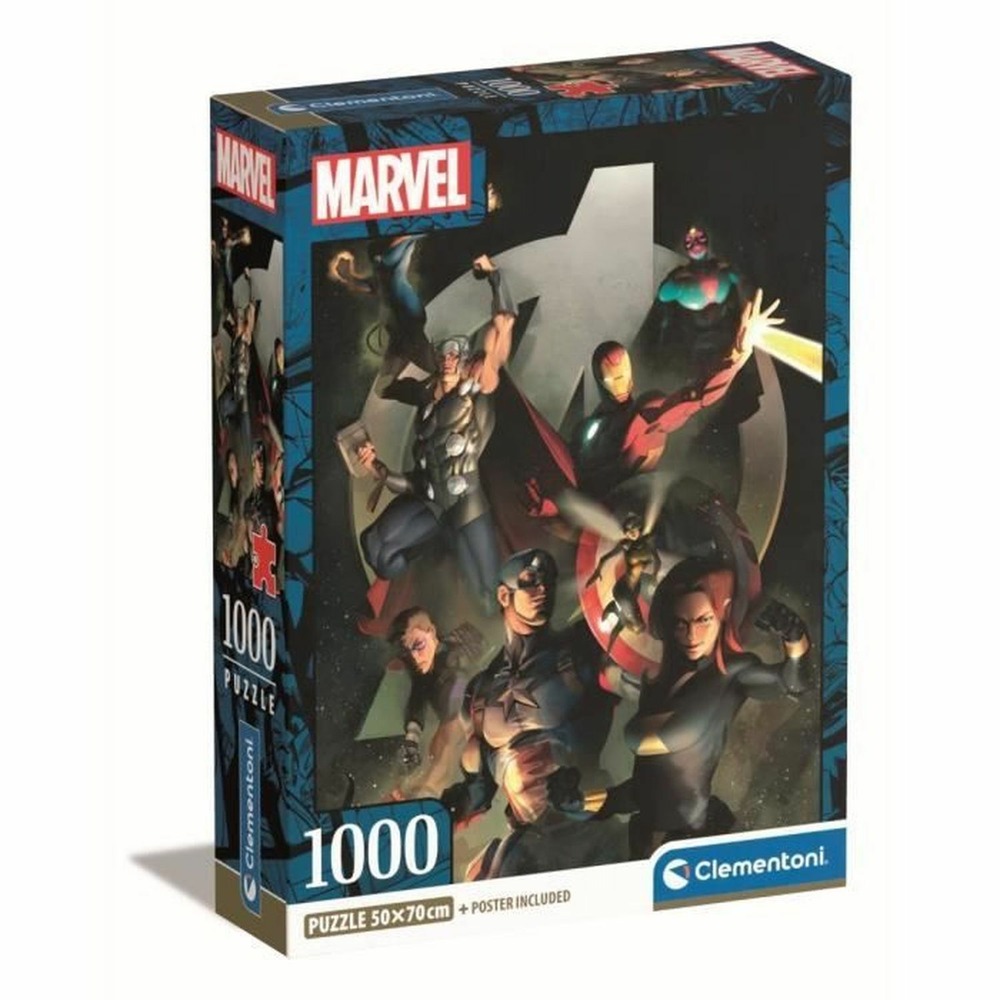 Clementoni - 1000 p marvel les avangers - 70 x 50 cm