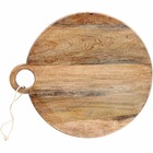 Planche à découper ovale en manguier 56 x 50 cm