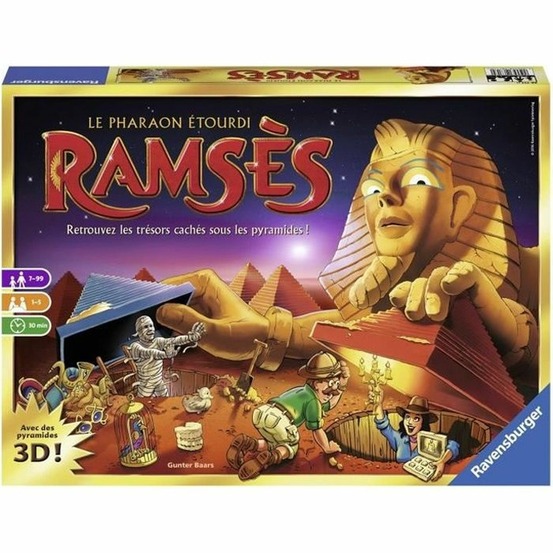 Ramses - ravensburger famille - jeu de mémoire