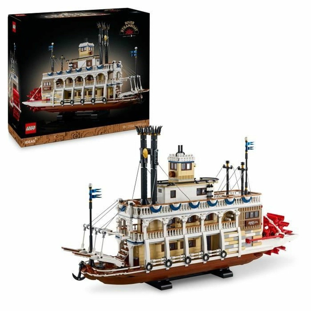 Lego ideas le bateau à vapeur du mississippi pour adulte