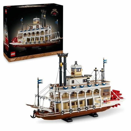 Lego ideas le bateau à vapeur du mississippi pour adulte