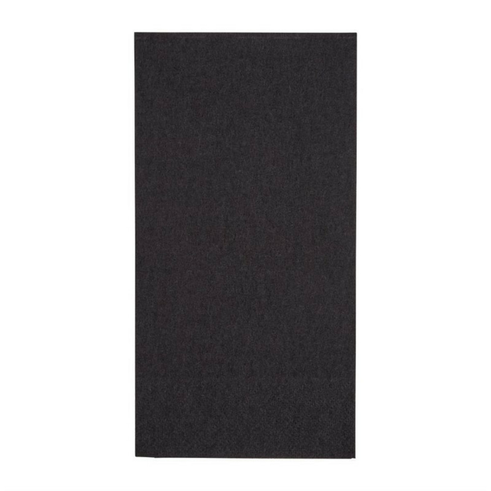 Serviettes dîner recyclable 2 plis format 1/8 400mm noires - lot de 2000 - fiesta