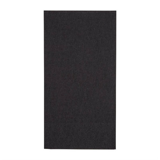 Serviettes dîner recyclable 2 plis format 1/8 400mm noires - lot de 2000 - fiesta