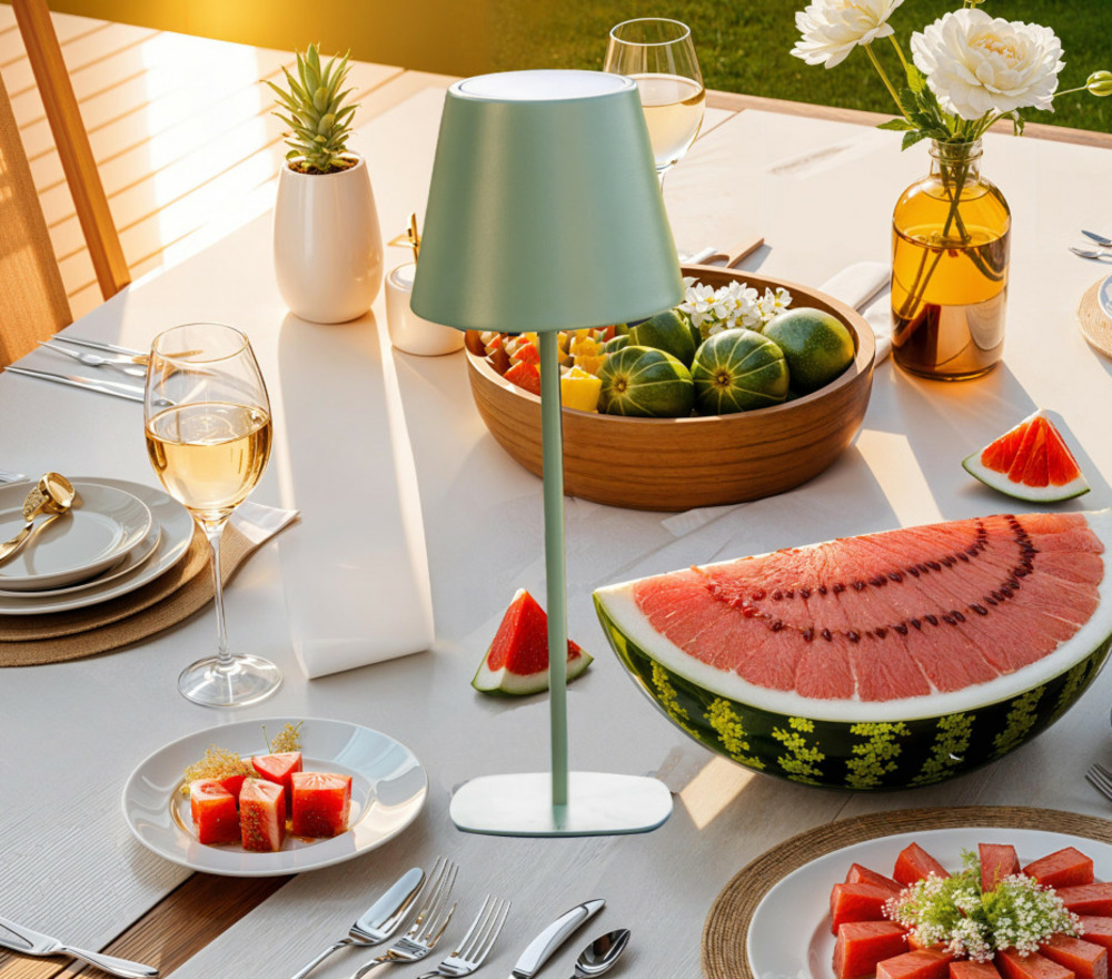 Lampe à poser 4 en 1 - vert amande - naoussa