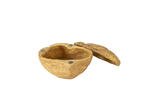 Cachette avec couvercle magnétique - medium 19,5 x 14,5 x 10 cm - grotte pour reptiles (lézards, serpents)