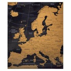 Carte de l'Europe à gratter - 54x70 cm