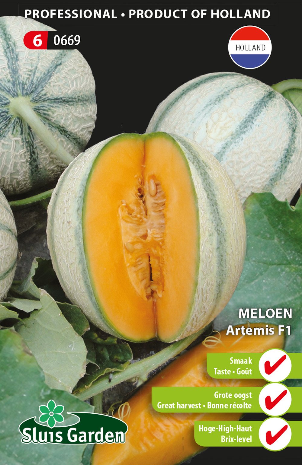 Melon charentais artemis f1 - légumes ou plantes à fruit - ca. 8 graines (livraison gratuite)