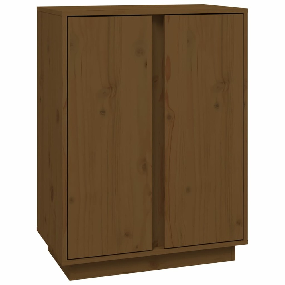 Buffet bahut commode armoire meuble de rangement organisateur cuisine salle de séjour salon 60 x 35 x 80 cm bois massif de pi