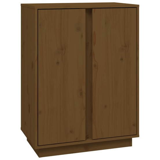 Buffet bahut commode armoire meuble de rangement organisateur cuisine salle de séjour salon 60 x 35 x 80 cm bois massif de pi