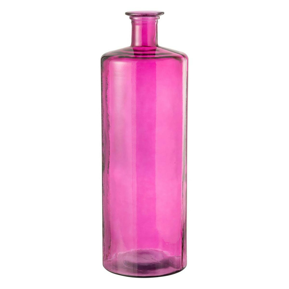 Vase bouteille en verre 