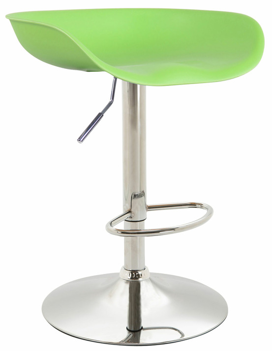 Tabouret de bar anaheim plastique chromé