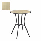 Mica decorations table d'appoint jaylee - 60x60x69 cm - le fer - noir