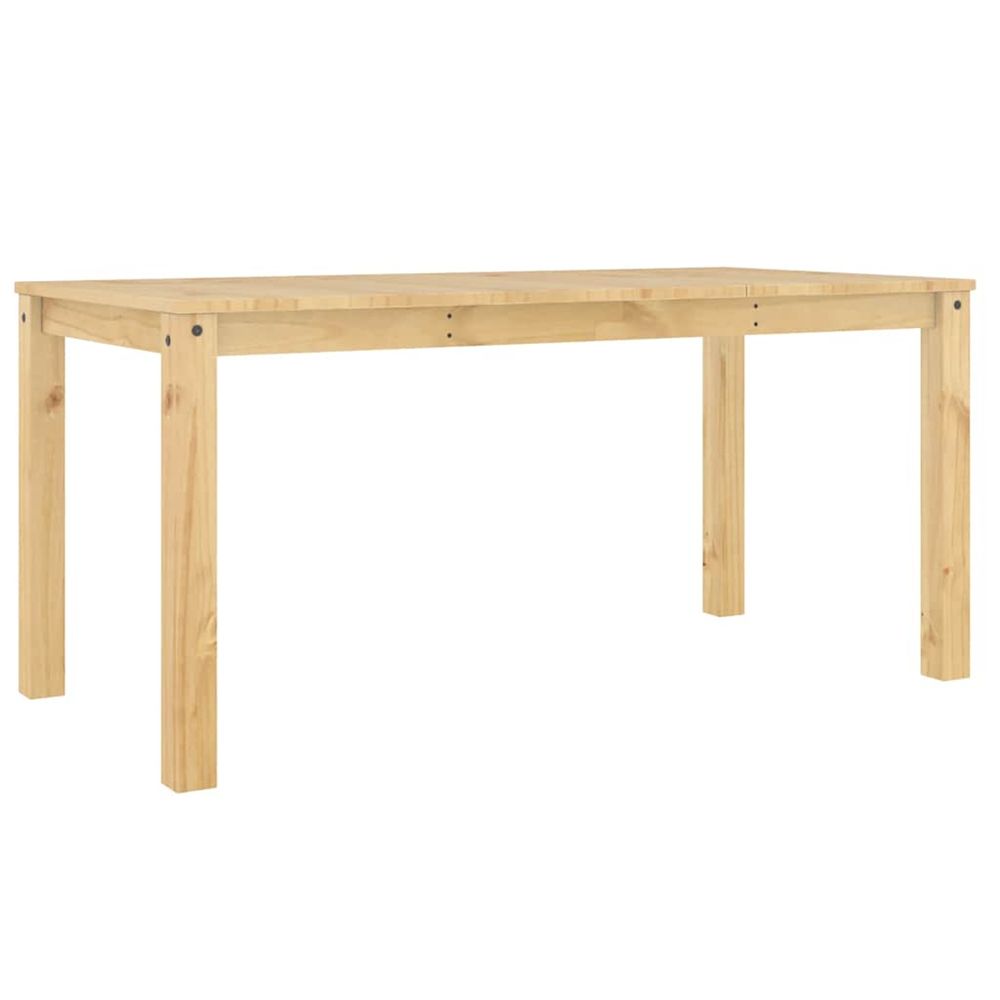 Table à manger panama 160x80x75 cm bois massif de pin