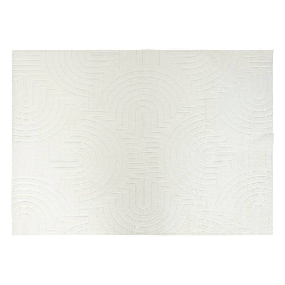 Tapis fausse fourrure arka ivoire 170x120cm