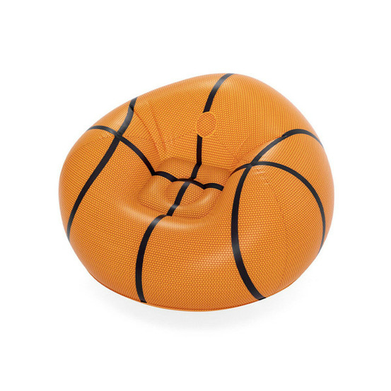 Bestway fauteuil gonflable géant basketball 114x112x66 cm +6 ans intérieur et jardin 75103