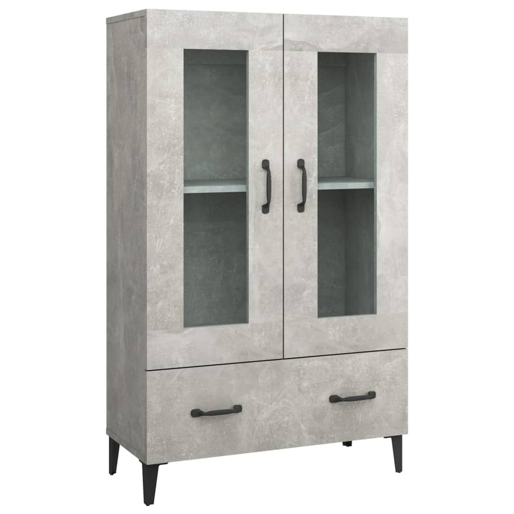 Buffet bahut commode armoire meuble de rangement organisateur cuisine salle de séjour salon haut 70 x 31 x 115 cm bois d'ingé