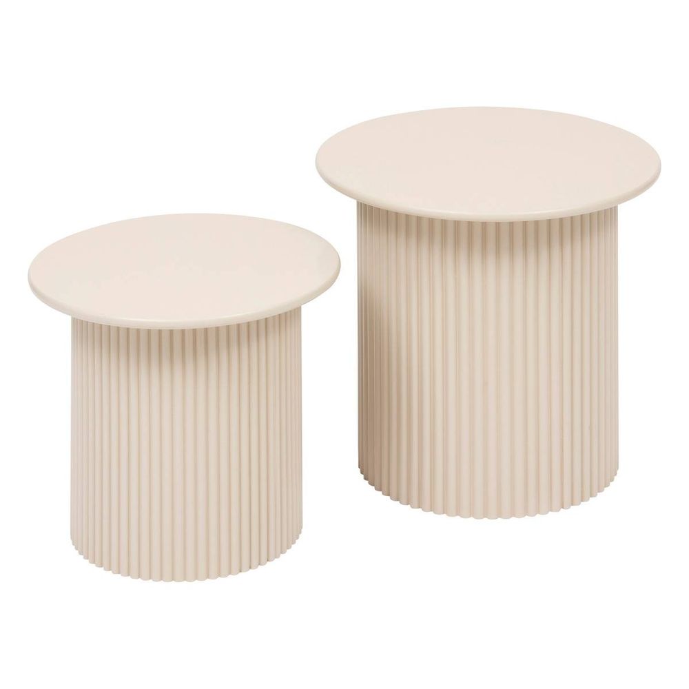 Lot de 2 tables gigognes 