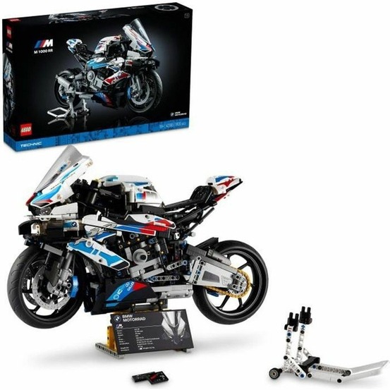 Lego technic bmw m 1000 rr, construction moto bmw, maquette moto gp, échelle 1:5