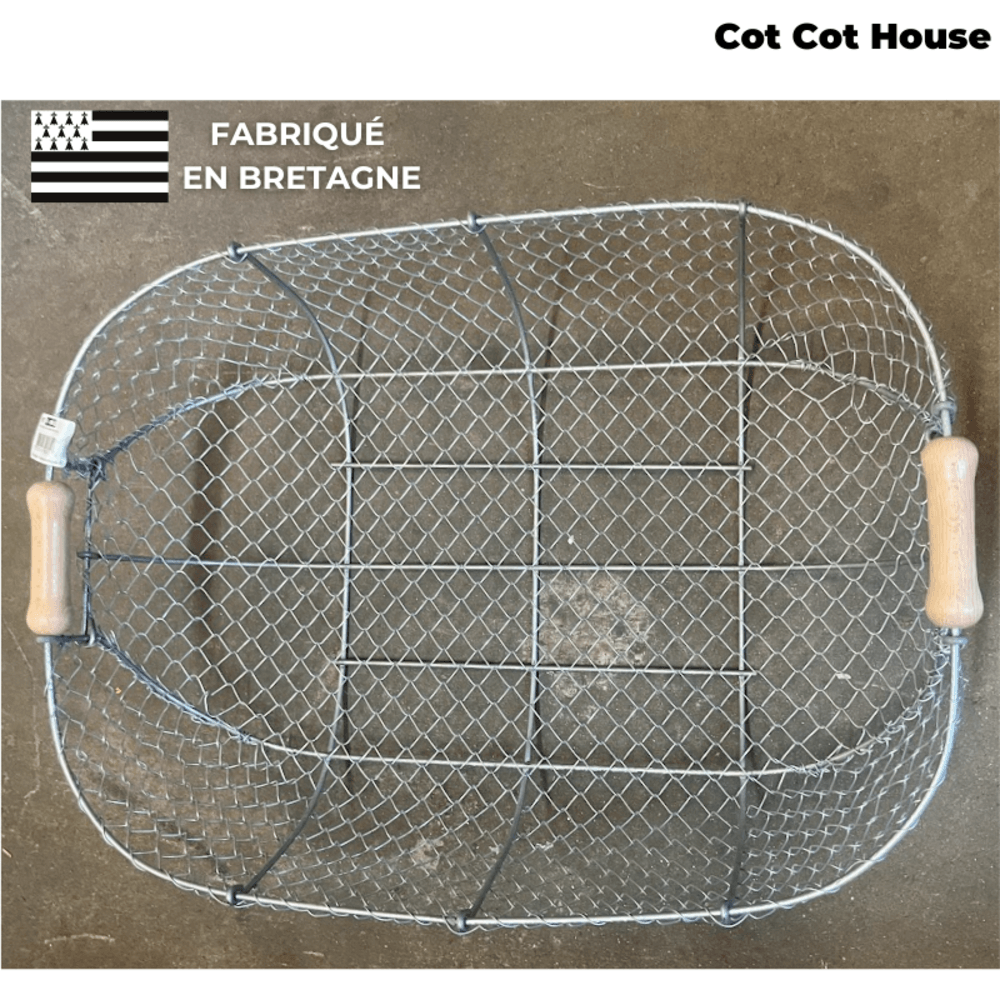 Panier resse 50l pour ranger fruits et bûches
